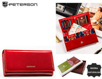 PETERSON PTN 42122-SAF RFID leather wallet