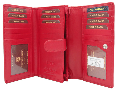 PETERSON PTN BD-11-GCL RFID leather wallet