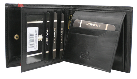 Leather wallet RFID ROVICKY 22323-RVTP