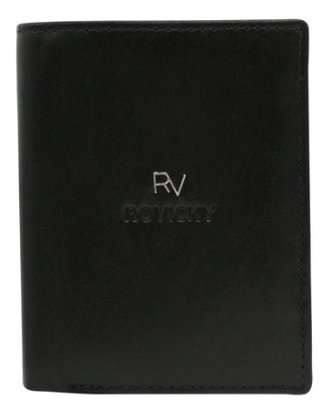 Portfel skórzany RV-7680056-9-BCA Black