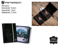 PETERSON PTN 324-P-UP UA RFID leather wallet