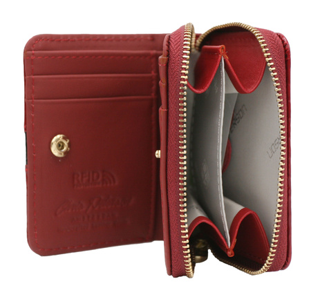 Patent leather women's wallet PTN PH33-1-RS Red