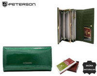 Women's leather wallet PTN 42122-SH Green