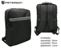 Plecak z poliestru PETERSON PTN BP-03