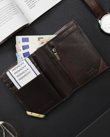 ROVICKY N484-RVTM-GL RFID leather wallet