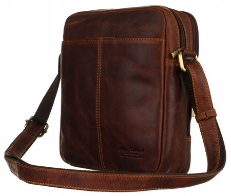 Torba skórzana PTN TB-8021-COM Cognac