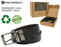 PU Strap 35 mm PTN RB35-105-PUF Black-Brown