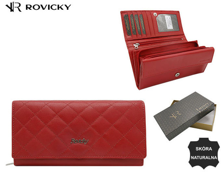 Portfel skórzany RFID ROVICKY R-RD-12-GCL-Q