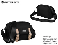 Women's crossbody bag PTN CTY-07 Black