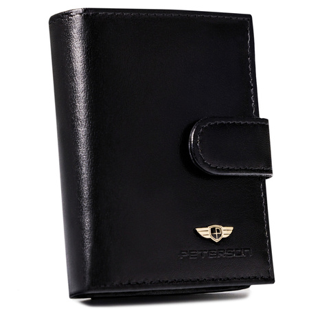 Leather wallet RFID PETERSON PTN 363Z 2-1-1