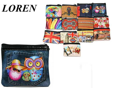 Cloth key pouch LOREN 528 MIX 14 pcs. bundle