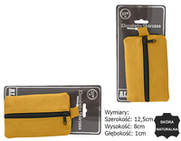 Skórzane etui na klucze KC-02-PDM Yellow