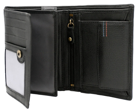 Leather wallet & key ring set PETERSON PTN SET-M-1542