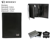 Portfel męski skórzany PC-101-NBAR Black