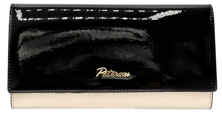 Leather wallet RFID PETERSON PTN LJ-409