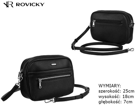 Torebka damska PU R-074-01 Black