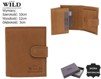 Leather wallet CZ-13L-HLF Cognac