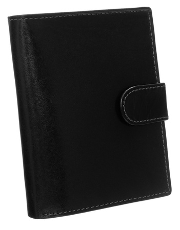 Men's leather wallet N4L-VT-NL Black