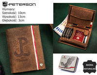 PETERSON PTN 333PW RFID leather wallet